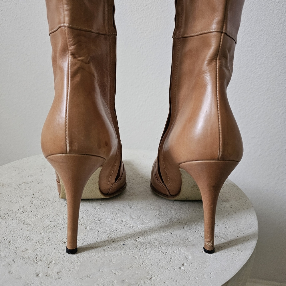 Gucci leather knee high boots - Picture 6 of 16